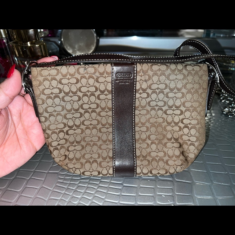 Coach small bag logo bag